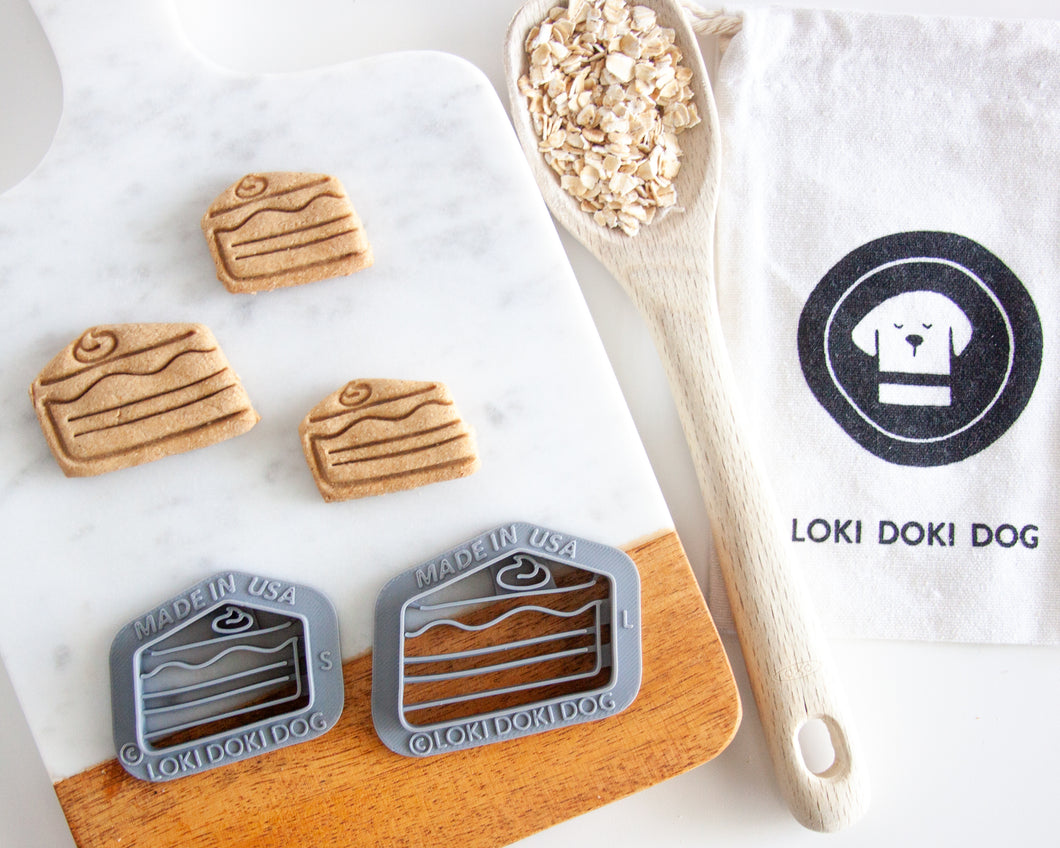 Slice of Cake Cookie Cutter (Select Size)