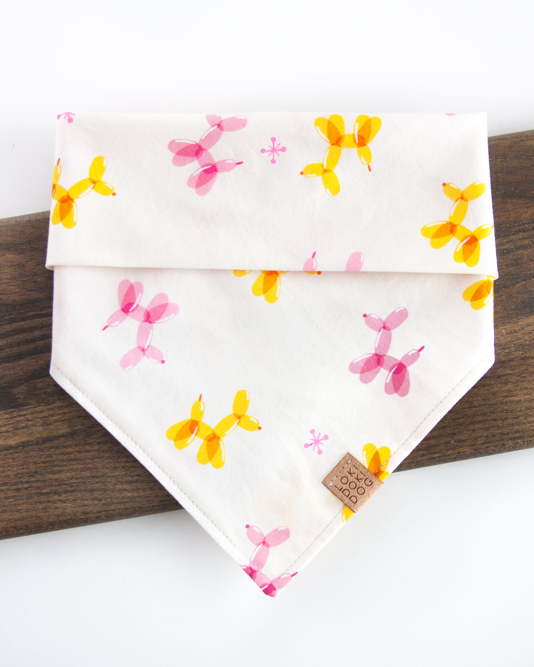 Dog Balloon Animal Dog Bandana (Off-White)