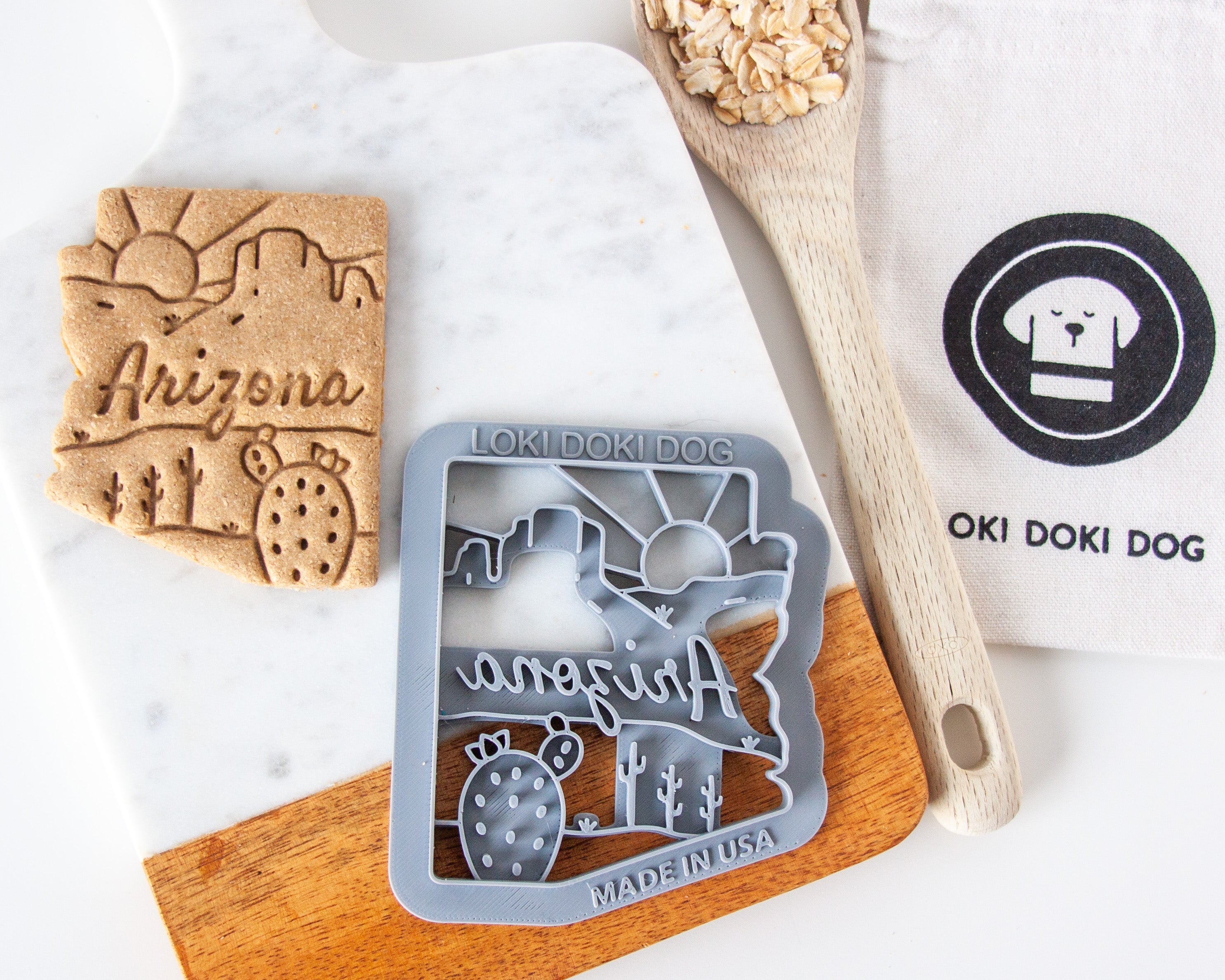 Arizona State Shaped Cookie Cutter – Loki Doki Dog