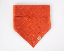Load image into Gallery viewer, Pop of Orange Dog Bandana (Personalization Available)
