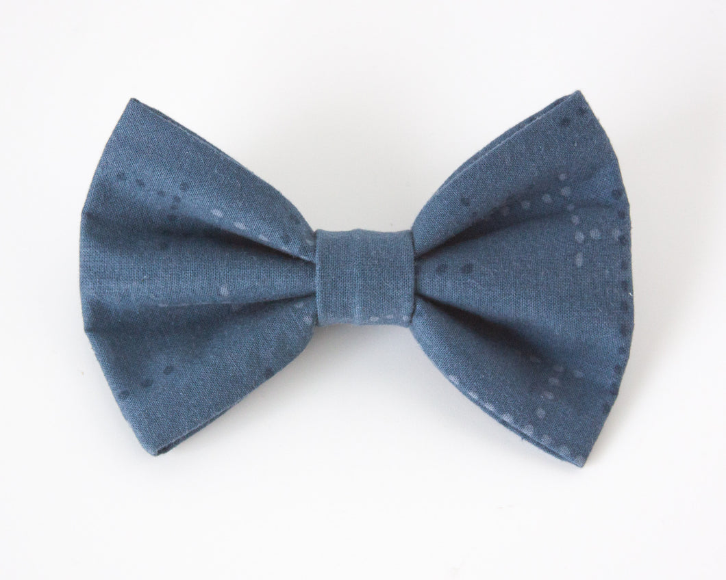 Pop of Blue Bow Tie (Add-On Available)