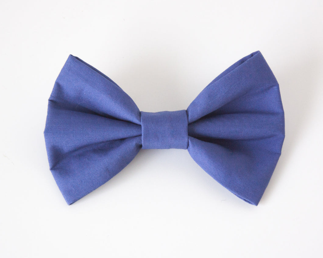 Blueberry Purple Dog Bow Tie