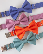 Load image into Gallery viewer, Blueberry Purple Dog Bow Tie (Add-On Available)
