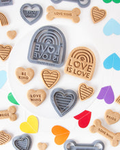 Load image into Gallery viewer, Pride Conversation Hearts - Pride Cookie Cutters

