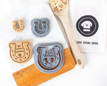 Load image into Gallery viewer, Horseshoe Shape Dog Biscuit Cookie Cutter (4 Sizes Available)
