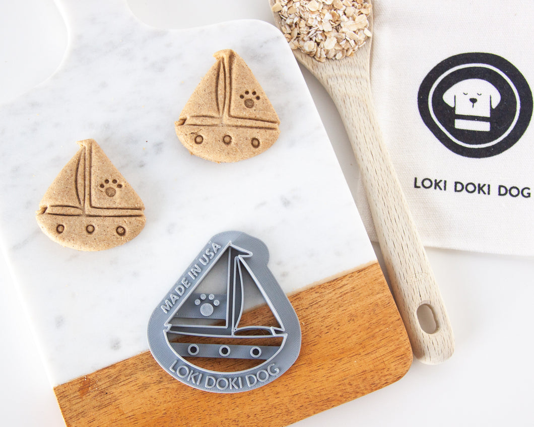 Sailboat Dog Biscuit Cookie Cutter