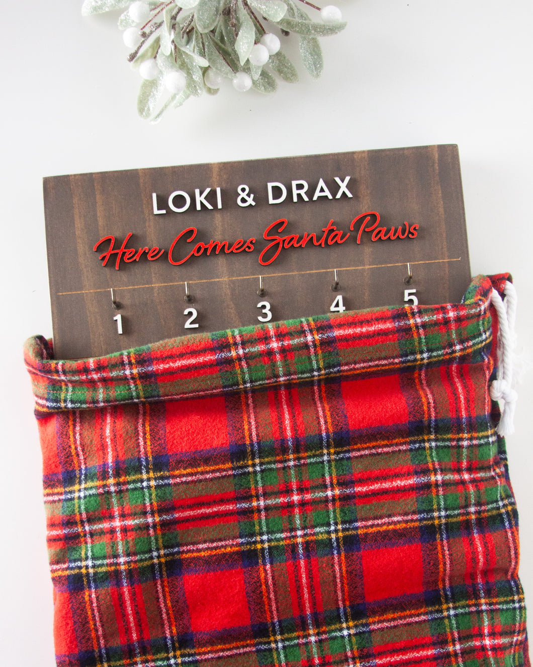 Bolsa de almacenamiento para calendario de adviento personalizado (complemento)