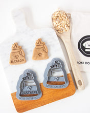 Load image into Gallery viewer, Santa Sack For Puppy Dog with Bones &amp; Ball- Dog Biscuit Cookie Cutter
