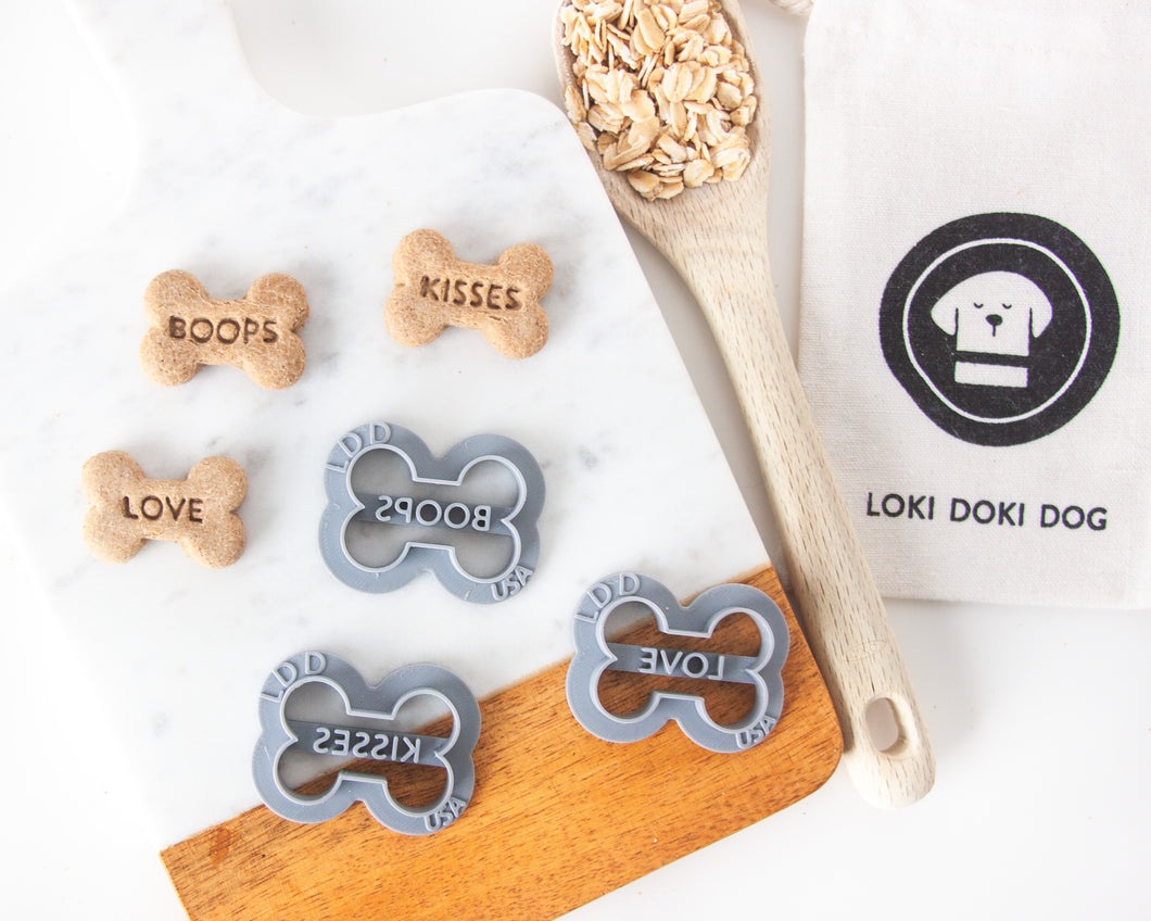 WITH LOVE MINI BONE Shape Cookie Cutters (1.5