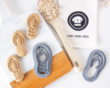 Load image into Gallery viewer, Flip-Flop Thief, Flip-Flop Shaped Dog Biscuit Cookie Cutter
