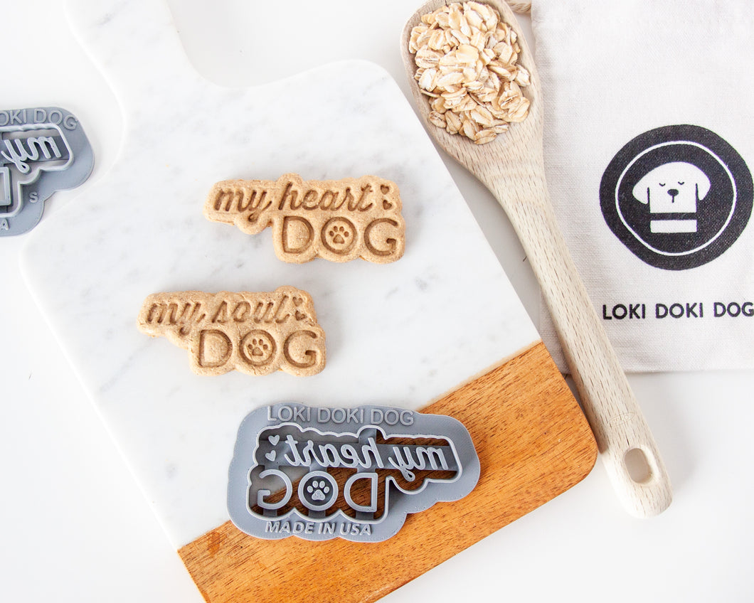 Soul Dog & Heart Dog - Dog Biscuit Cookie Cutter