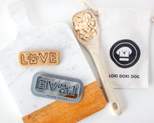 Load image into Gallery viewer, &quot;LOVE&quot; With A Paw - Dog Biscuit Cookie Cutter
