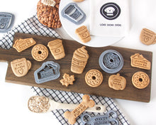 Load image into Gallery viewer, Mug + Donut Shape Dog Biscuit Cookie Cutters (BUNDLE of 2)
