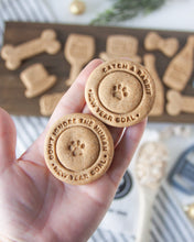 Load image into Gallery viewer, Your Dog&#39;s &quot;NEW YEAR GOAL&quot; Dog Biscuit Cookie Cutter (20+ to choose from)
