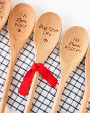 Load image into Gallery viewer, Engraved Wood Cooking + Mixing Spoon (with sayings) 10+ styles to choose from
