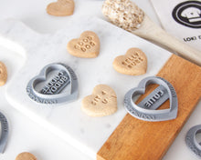 Load image into Gallery viewer, Conversation Heart Shaped Cookie Cutter (Full Set- 26)
