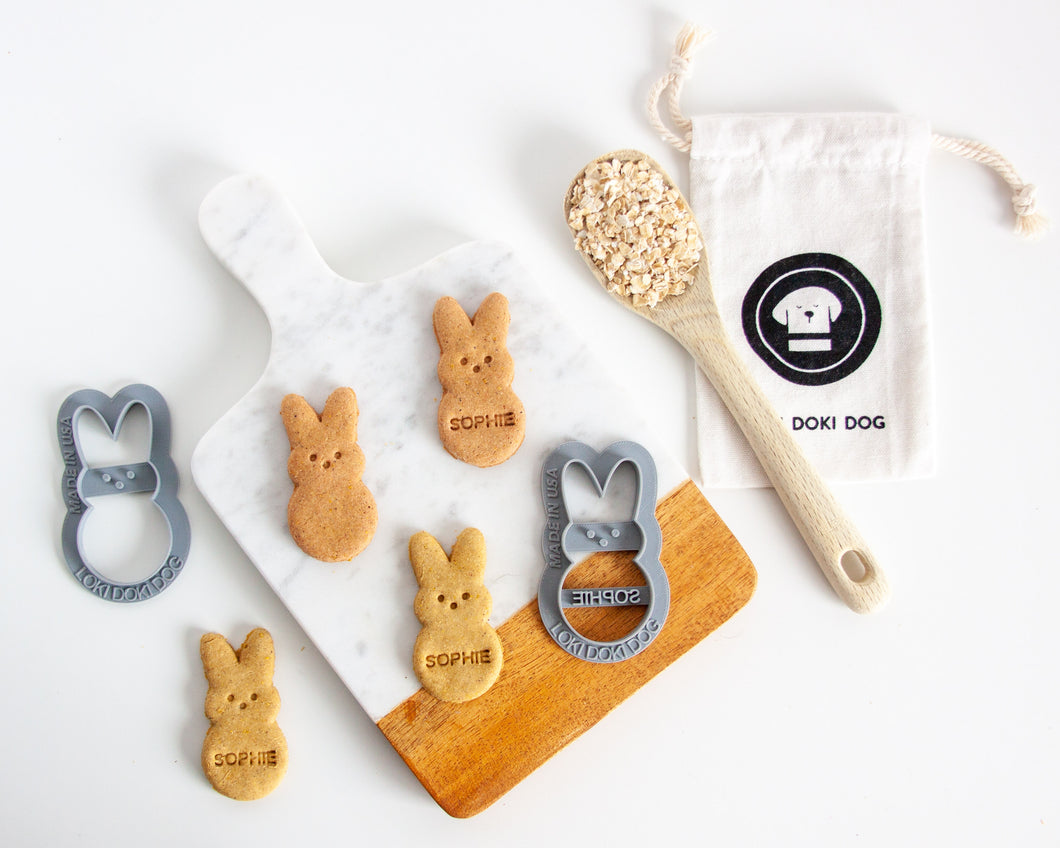 Personalized Marshmallow Bunny Cookie Cutter