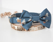Load image into Gallery viewer, Blue Sahara Dog Bow Tie

