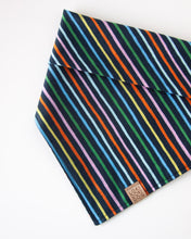 Load image into Gallery viewer, Happy Stripes Dog Bandana
