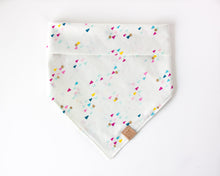 Load image into Gallery viewer, Confetti &amp; Hats - Birthday Dog Bandana &amp; Gotcha Day Dog Bandanas (Reversible Available)
