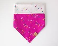 Load image into Gallery viewer, Confetti &amp; Hats - Birthday Dog Bandana &amp; Gotcha Day Dog Bandanas (Reversible Available)
