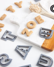 Load image into Gallery viewer, Letter Shaped Alphabet Cookie Cutters

