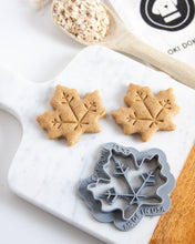 Load image into Gallery viewer, Fall Oak &amp; Maple Leaf Shaped Dog Biscuit Cookie Cutter (Bundle Available)
