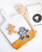 Load image into Gallery viewer, &quot;Oh, Snap!&quot; Gingerbread Man Cookie Cutter -  Christmas Dog Cookie Cutter
