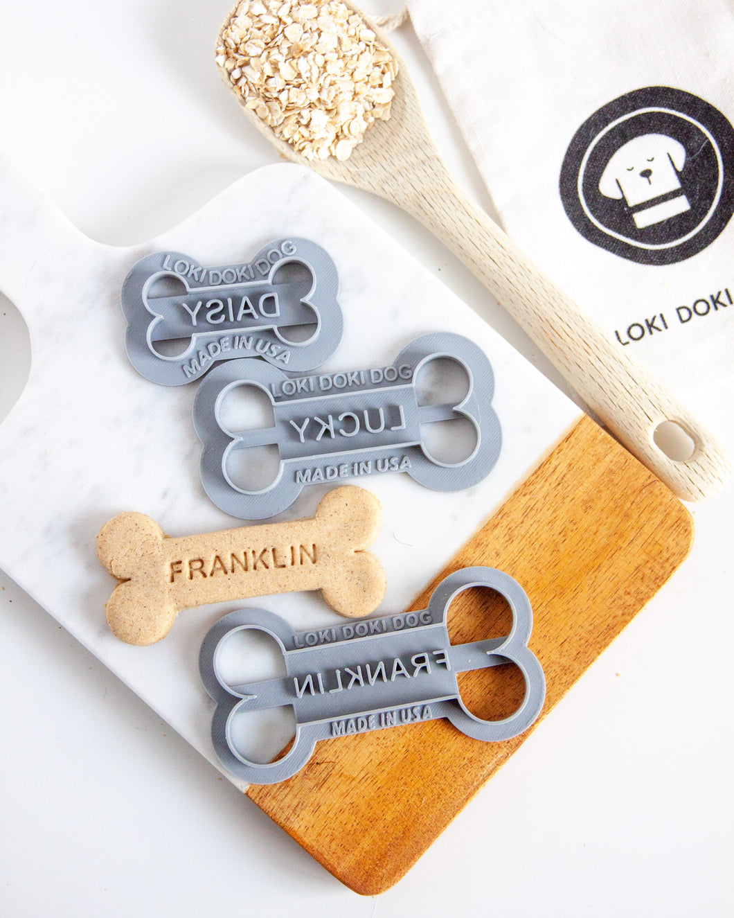 Personalized Bone Cookie Cutter (3 sizes)
