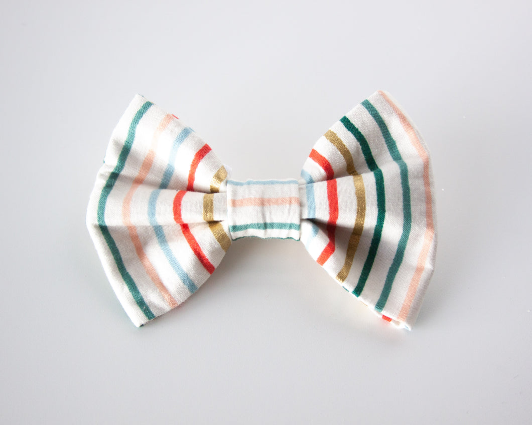 Merry and Bright Dog Bow Tie