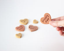Load image into Gallery viewer, Conversation Heart Shaped Cookie Cutter (NEW Additional sayings available!)

