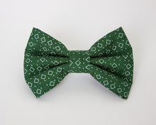 Load image into Gallery viewer, Emerald Charm Dog Bow Tie
