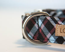 Load image into Gallery viewer, SO Plaid Dark Dog Collar (Personalization Available)
