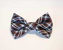Load image into Gallery viewer, SO Plaid Dark Dog Bow Tie
