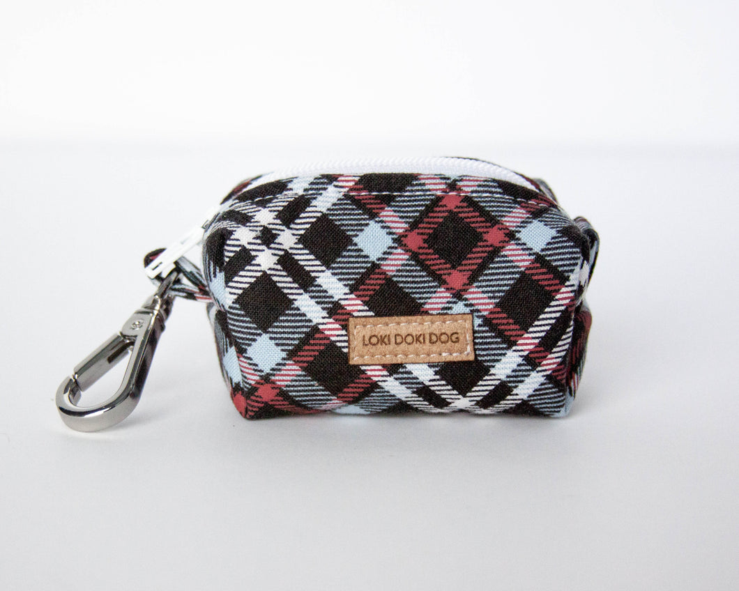 SO Plaid Dark Waste Bag Dispenser