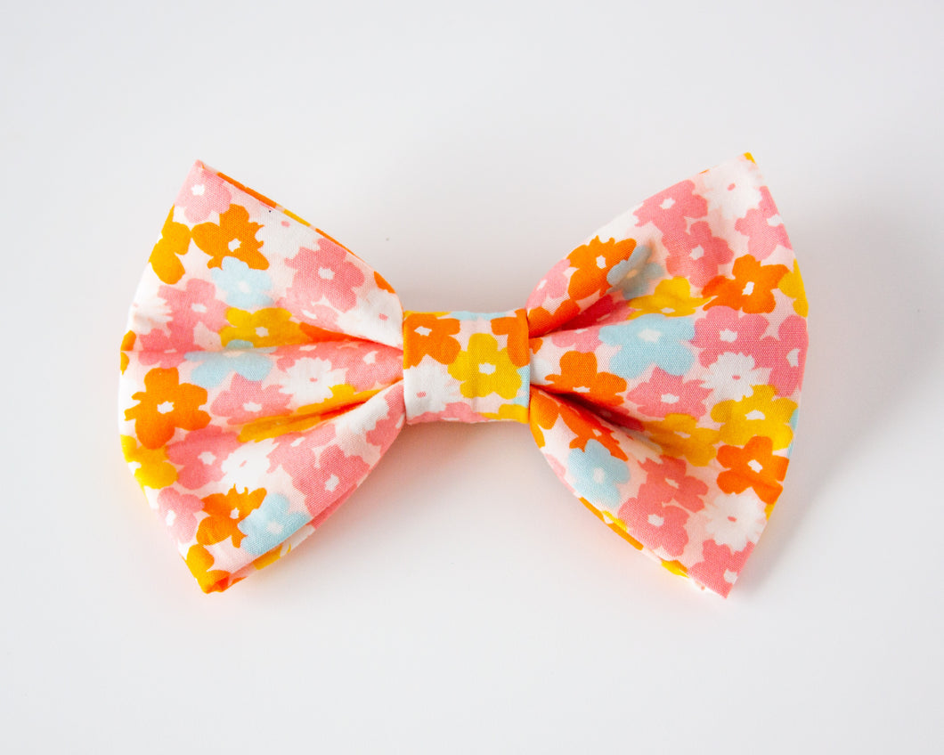 Blossoms Dog Bow Tie