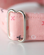 Load image into Gallery viewer, Pink Heart XO Dog Collar (Personalization Available)

