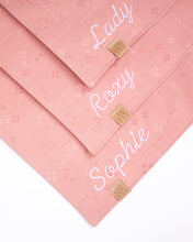 Load image into Gallery viewer, Rosey Pink Bandana (Personalization Available)
