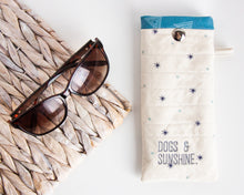 Load image into Gallery viewer, Stars at Night &quot;Dogs &amp; Sunshine&quot; Sunglass Case
