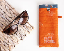 Load image into Gallery viewer, Sweet Horizons &quot;Dogs &amp; Sunshine&quot; Sunglass Case
