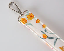 Load image into Gallery viewer, Boho Floral Keychain Wristlet

