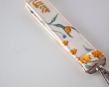 Load image into Gallery viewer, Boho Floral Keychain Wristlet
