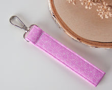 Load image into Gallery viewer, Sweet Lilac Keychain Wristlet
