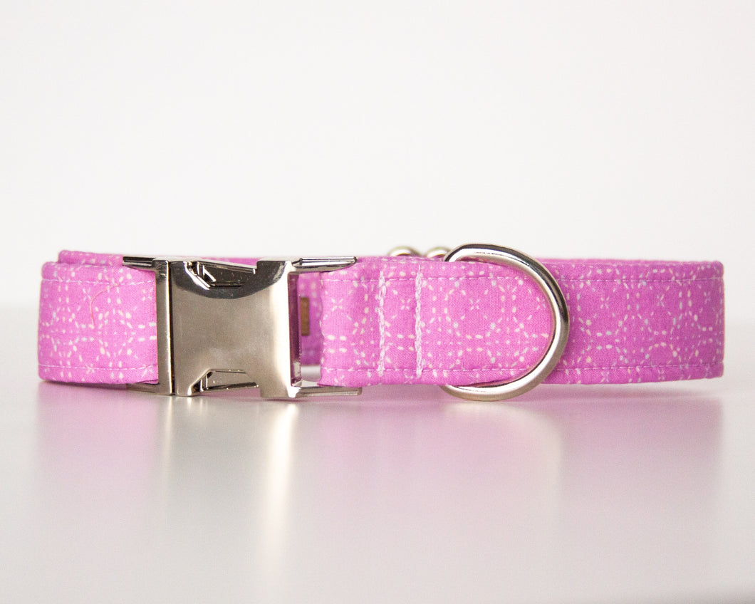 Sweet Lilac Dog Collar (Personalization Available)