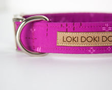 Load image into Gallery viewer, Fuchsia Delight Dog Collar (Personalization Available)
