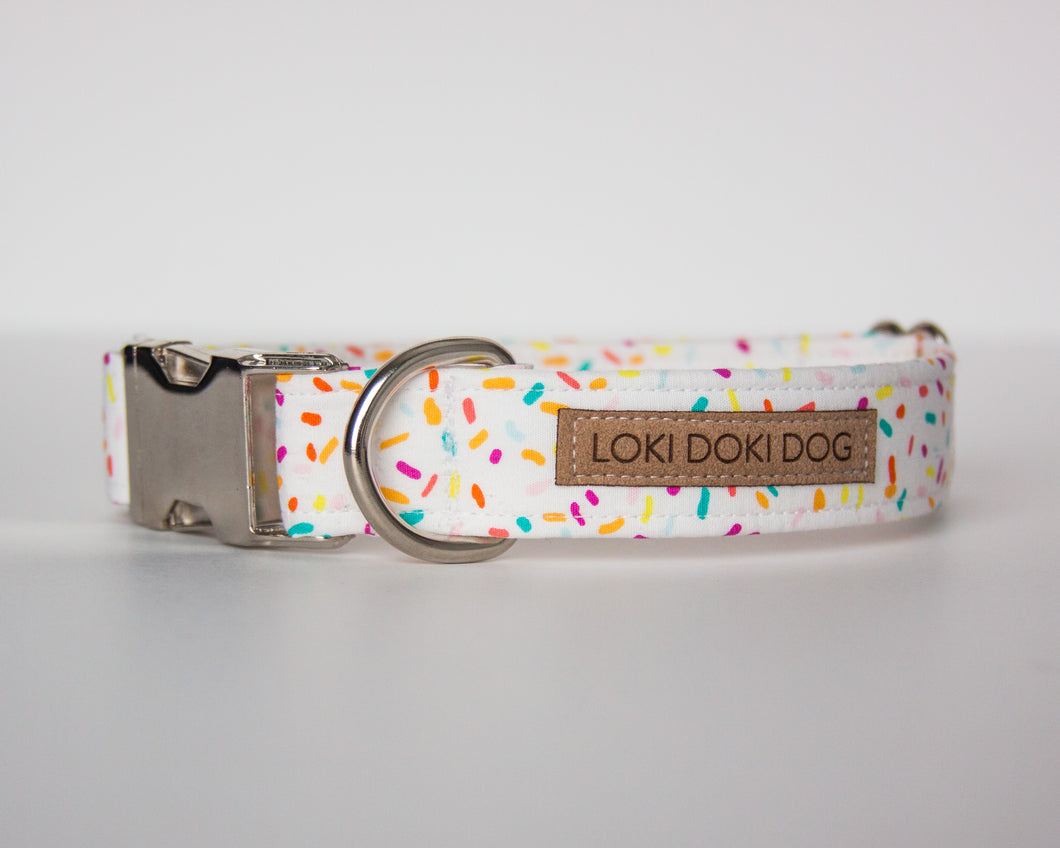 Sprinkles Dog Collar (Personalization Available)