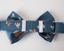 Load image into Gallery viewer, Blue Sahara Dog Bow Tie
