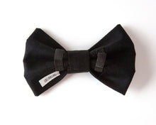 Load image into Gallery viewer, Simply Black Dog Bow Tie
