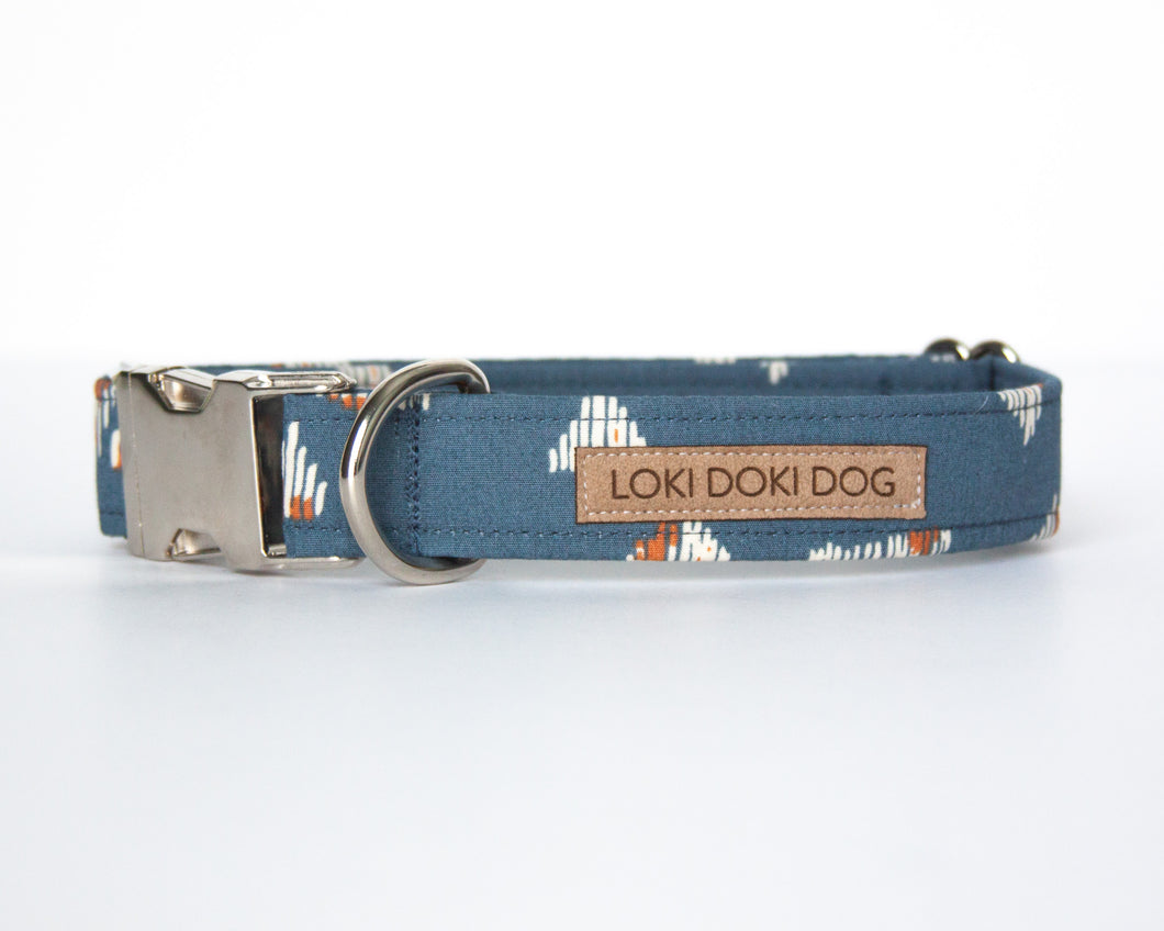 Blue Sahara Dog Collar (Personalization Available)
