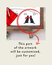 Load image into Gallery viewer, Custom Dog Advent Calendar for Christmas
